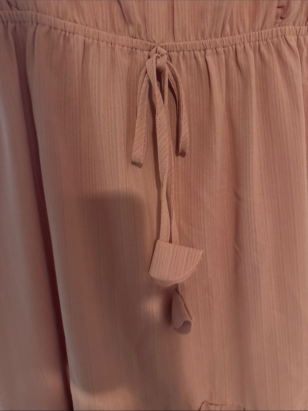 Umgee Rust Ruffle Sleeve V-Neck Mini Dress - Picture 4 of 5